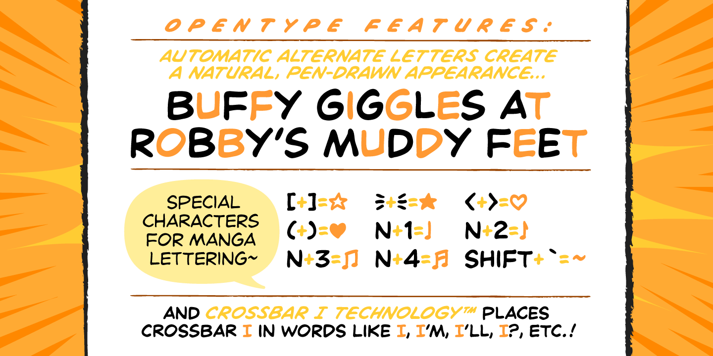 Chatterbox Font Poster #1