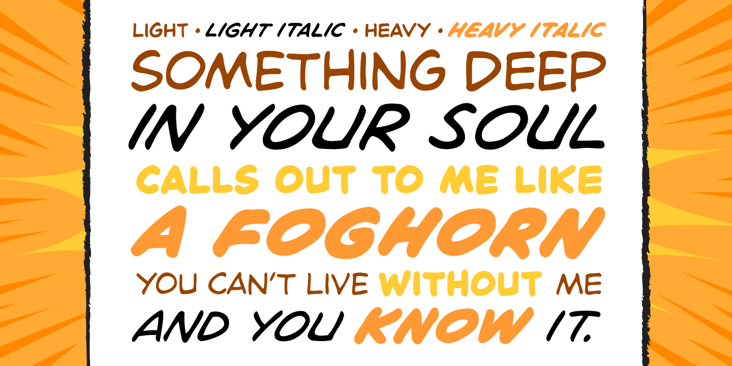 Chatterbox Font Poster #1