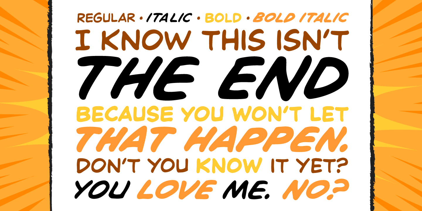 Chatterbox Font Poster #1