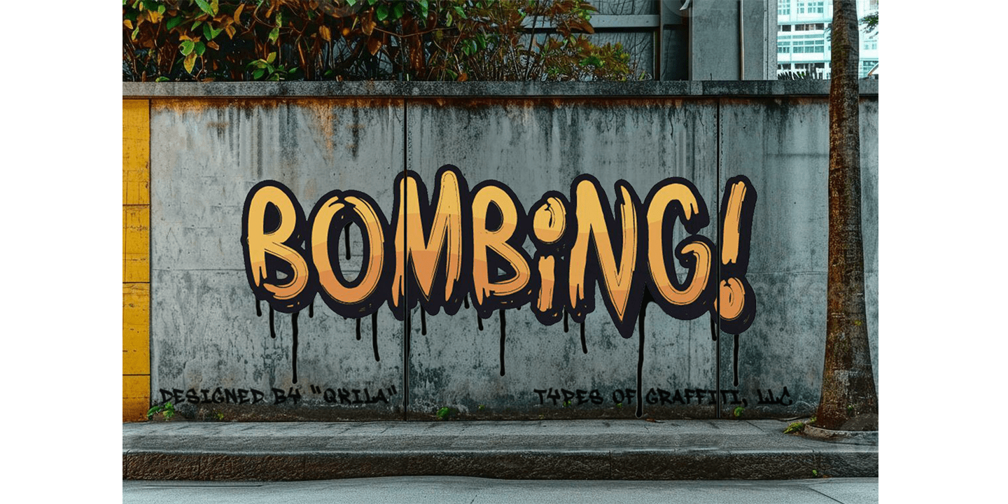 Bombing® Font Family - Poster #2