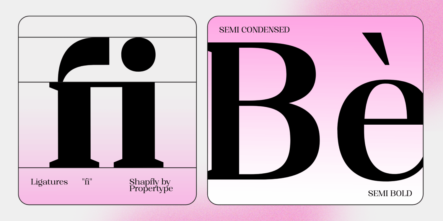 Shapfly Font Poster #12
