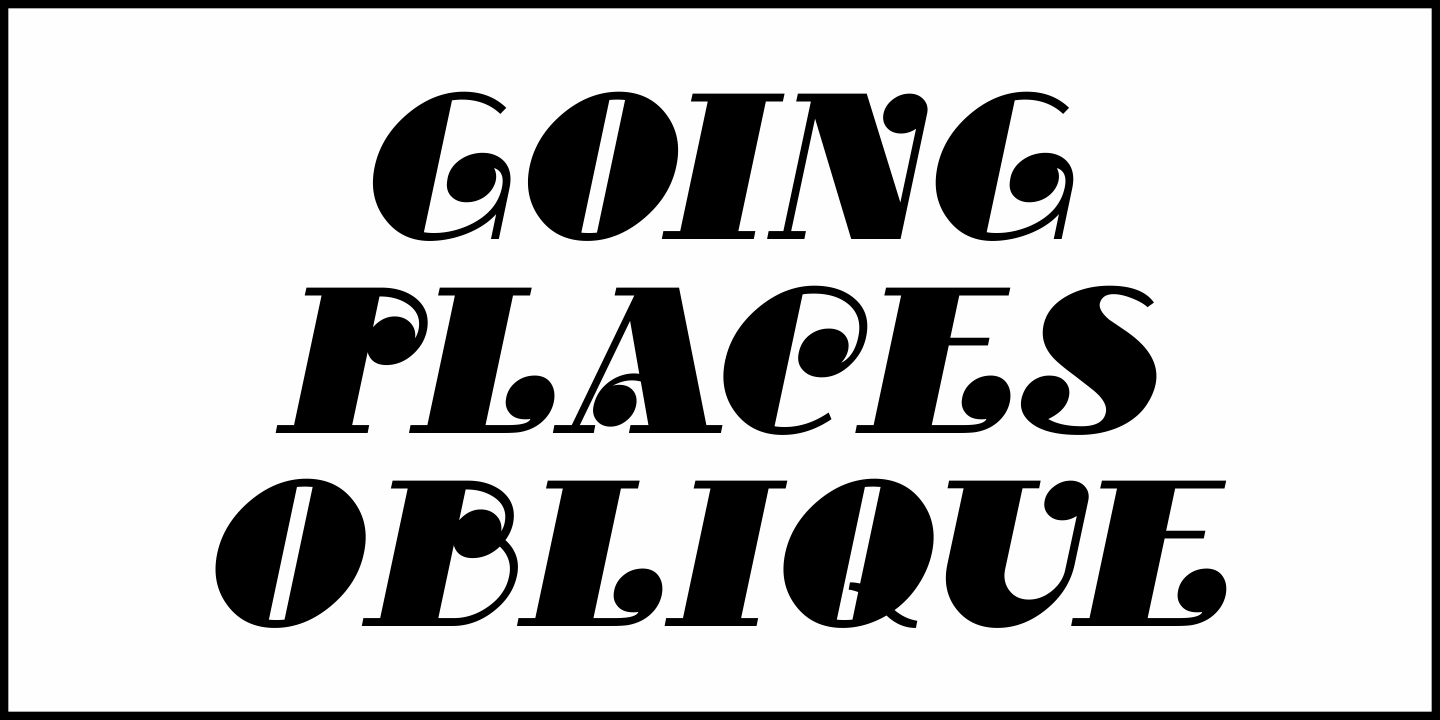 Going Places Font Poster #4