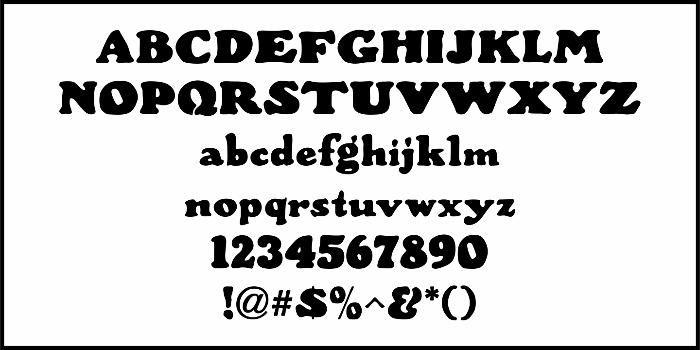 Tenement Font Poster #1