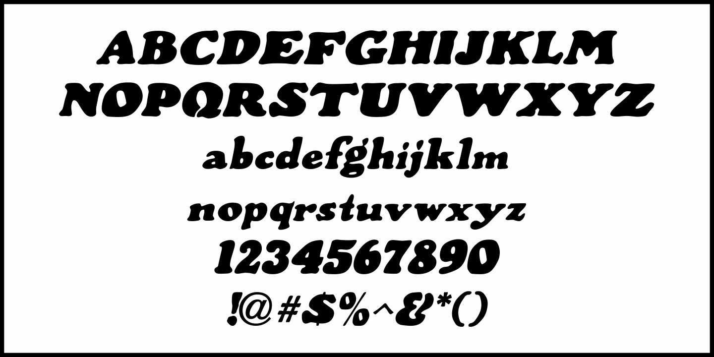 Tenement Font Poster #1
