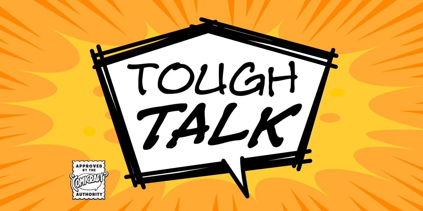 Tough Talk Font Poster #1