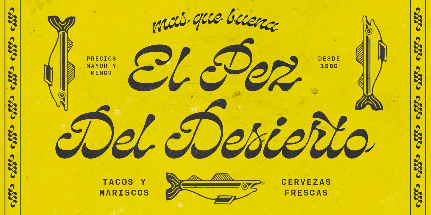 Prestino Font Poster #1