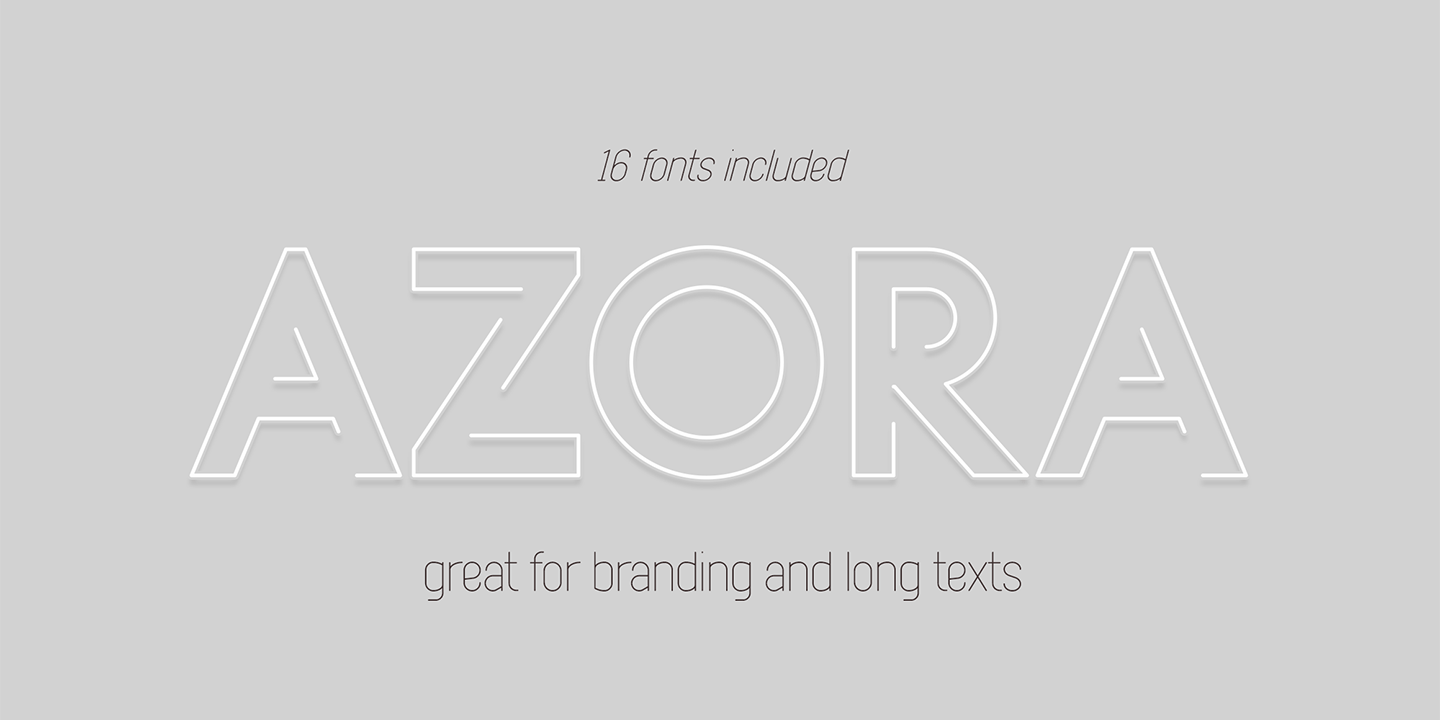 Azora Font Poster #1