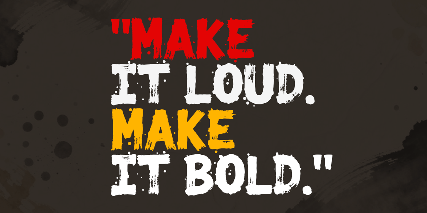 Permeate Brush Font Poster #4