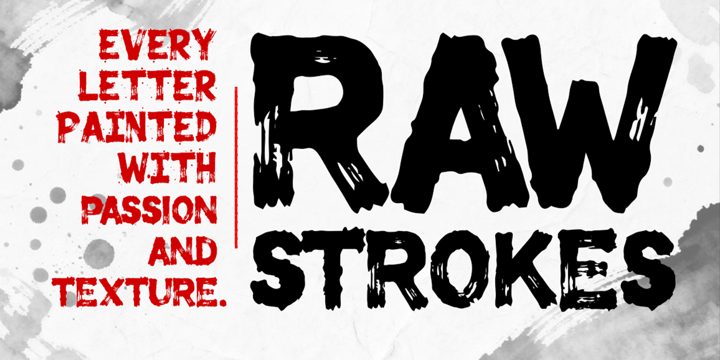 Permeate Brush Font Poster #5