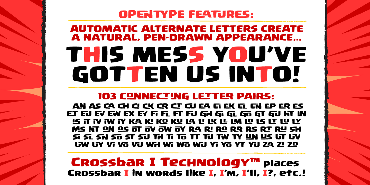 You Blockhead Font Poster #1
