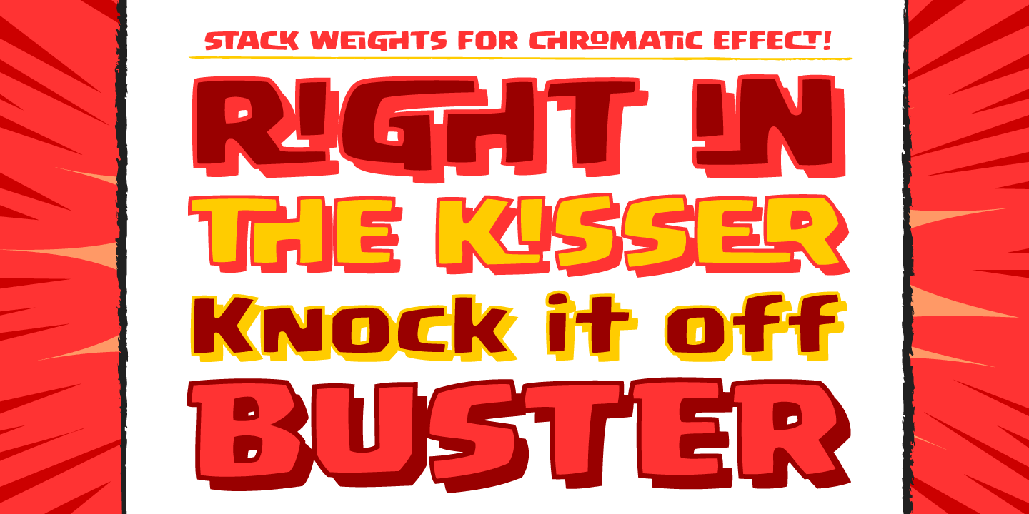 You Blockhead Font Poster #1