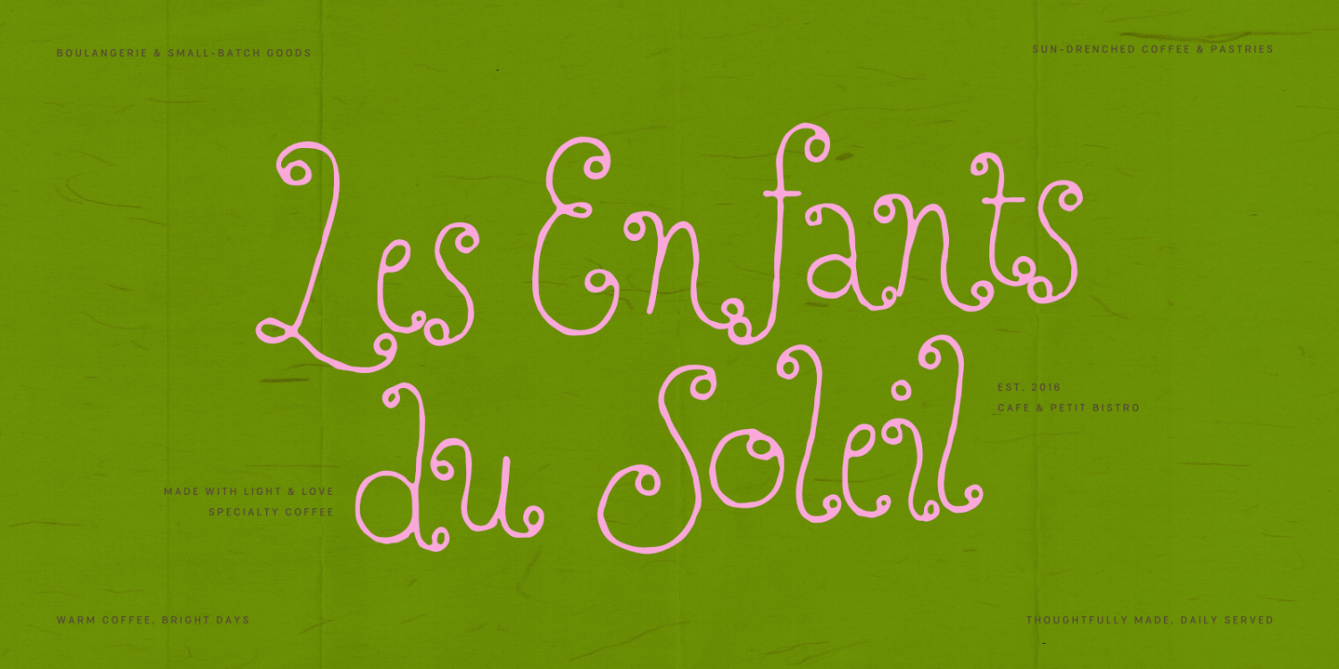 Perfect Sprouts Font Poster #1