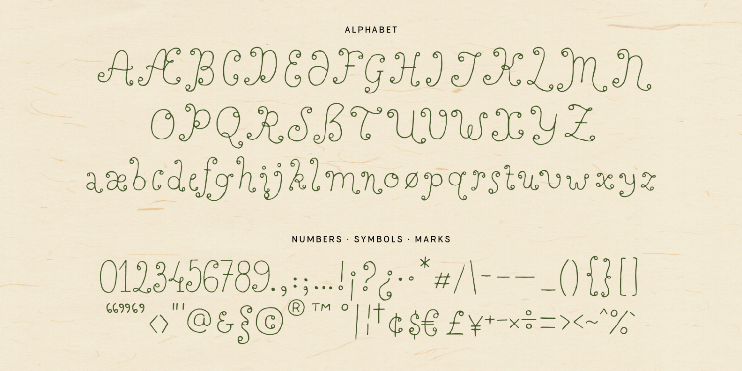 Perfect Sprouts Font Poster #1