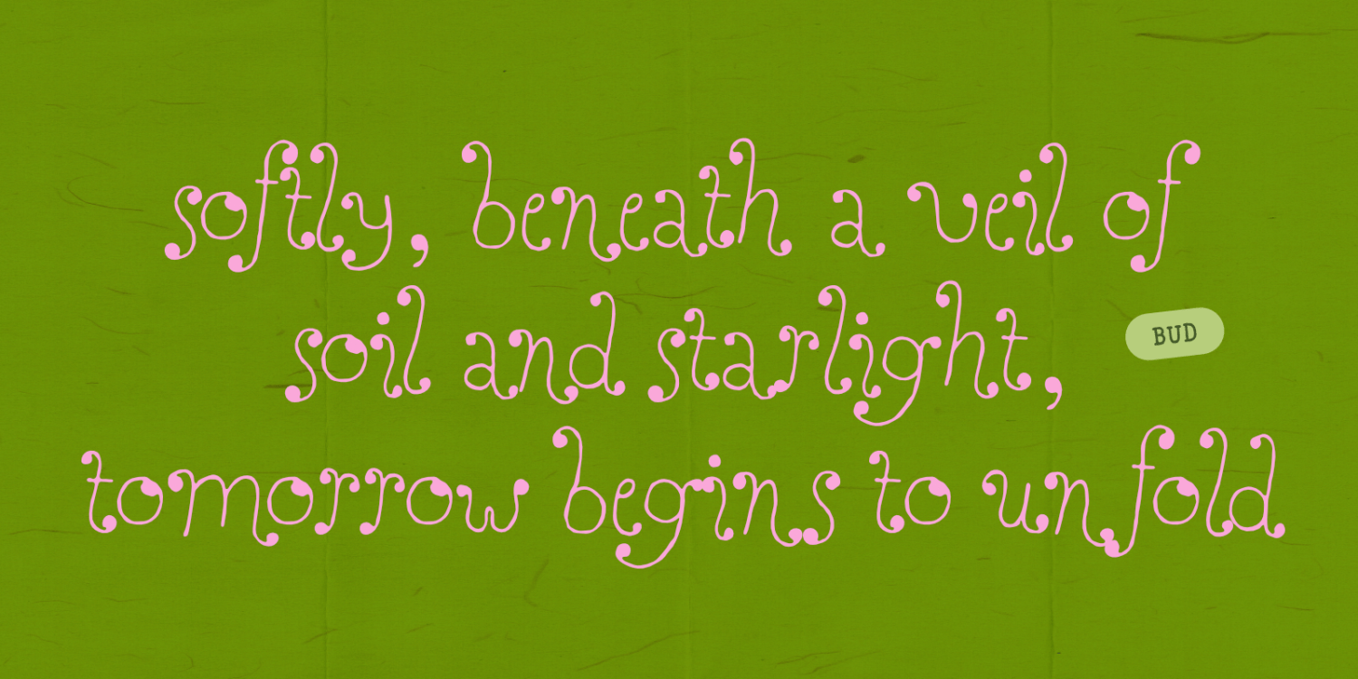 Perfect Sprouts Font Poster #1