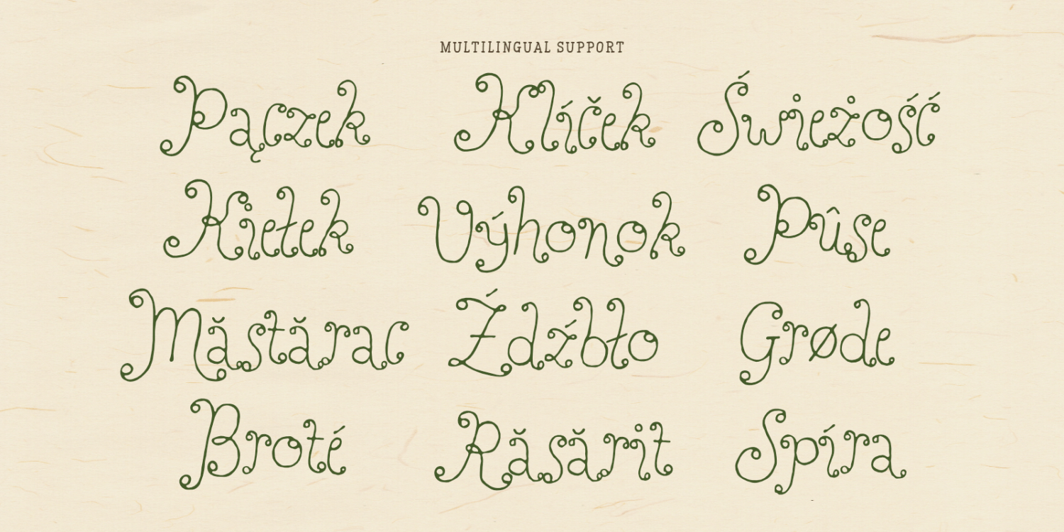 Perfect Sprouts Font Poster #1