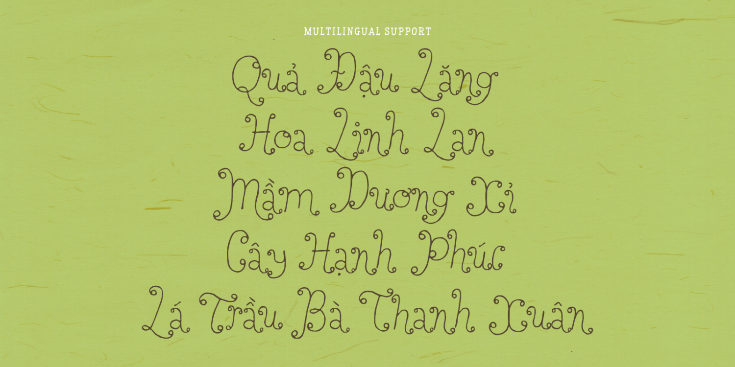 Perfect Sprouts Font Poster #1