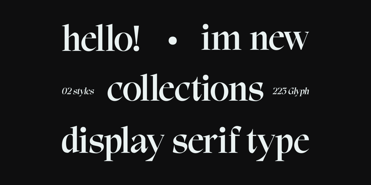 Calegar Font Poster #1