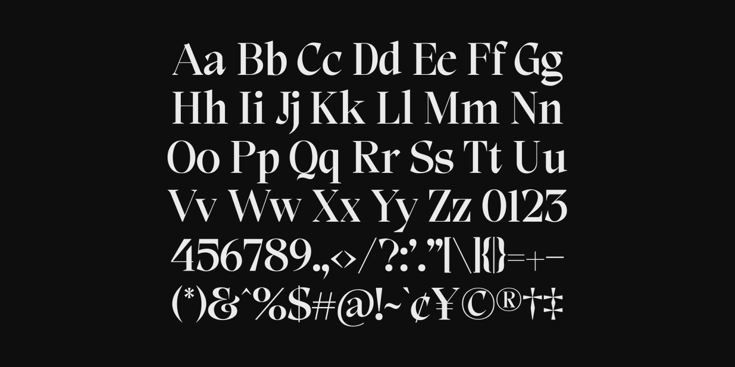 Calegar Font Poster #1