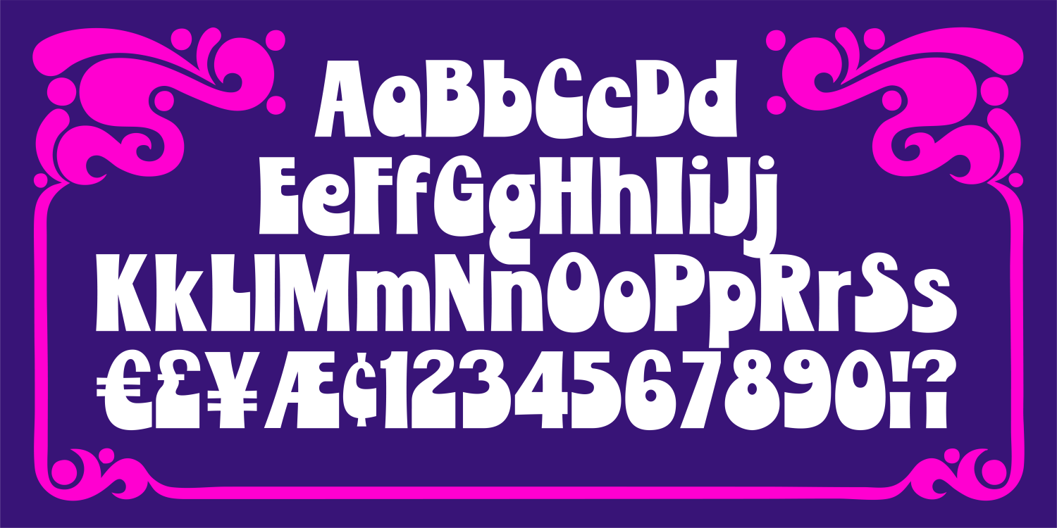 Wonderbug Font Poster #1