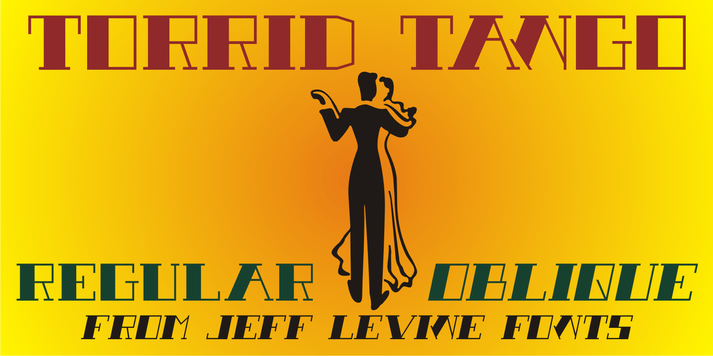 Torrid Tango Font Poster #1