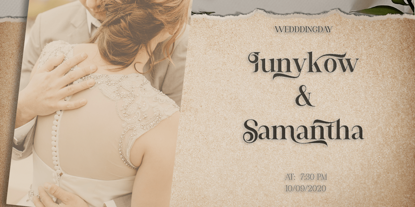 Carrington Font Poster #5