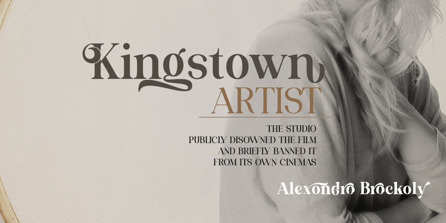 Carrington Font Poster #6