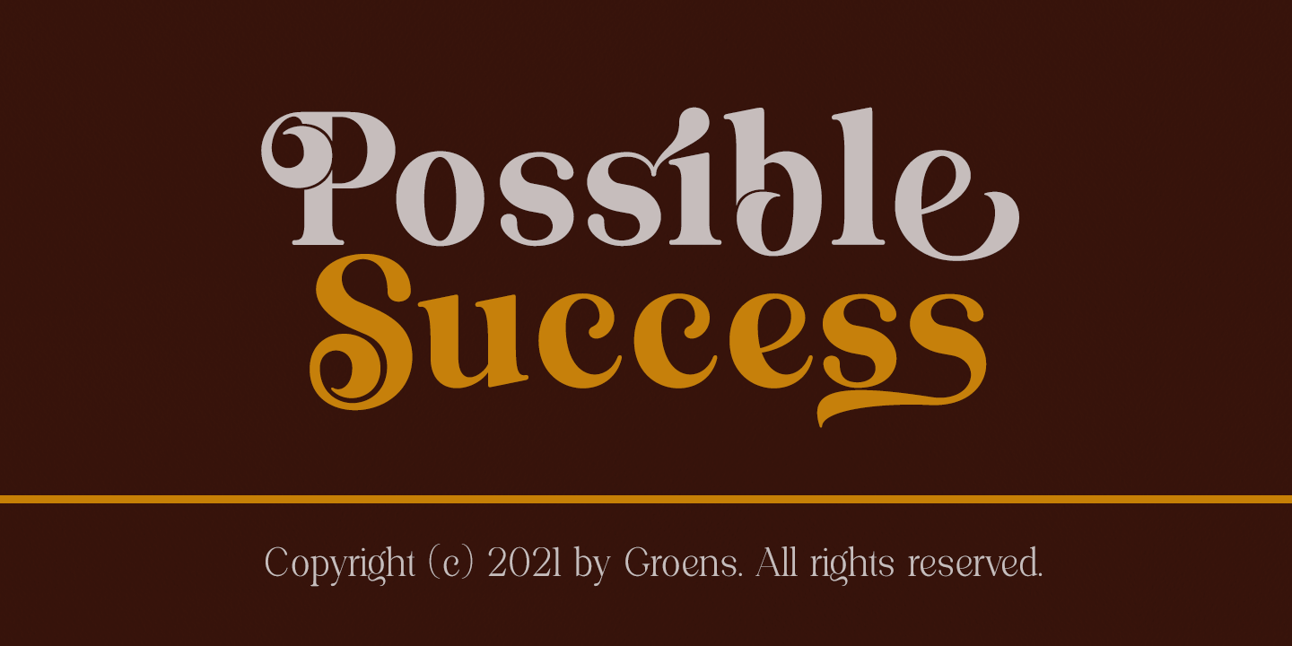 Carrington Font Poster #7