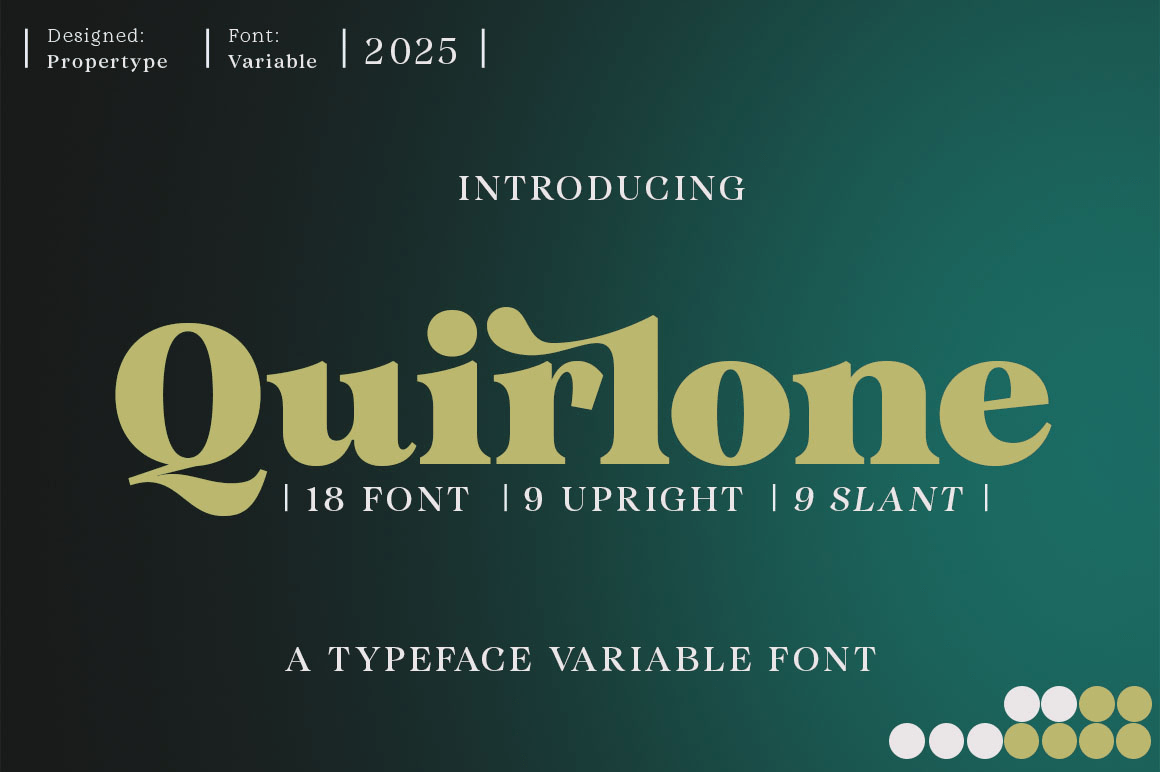 Quirlone Font Poster #1