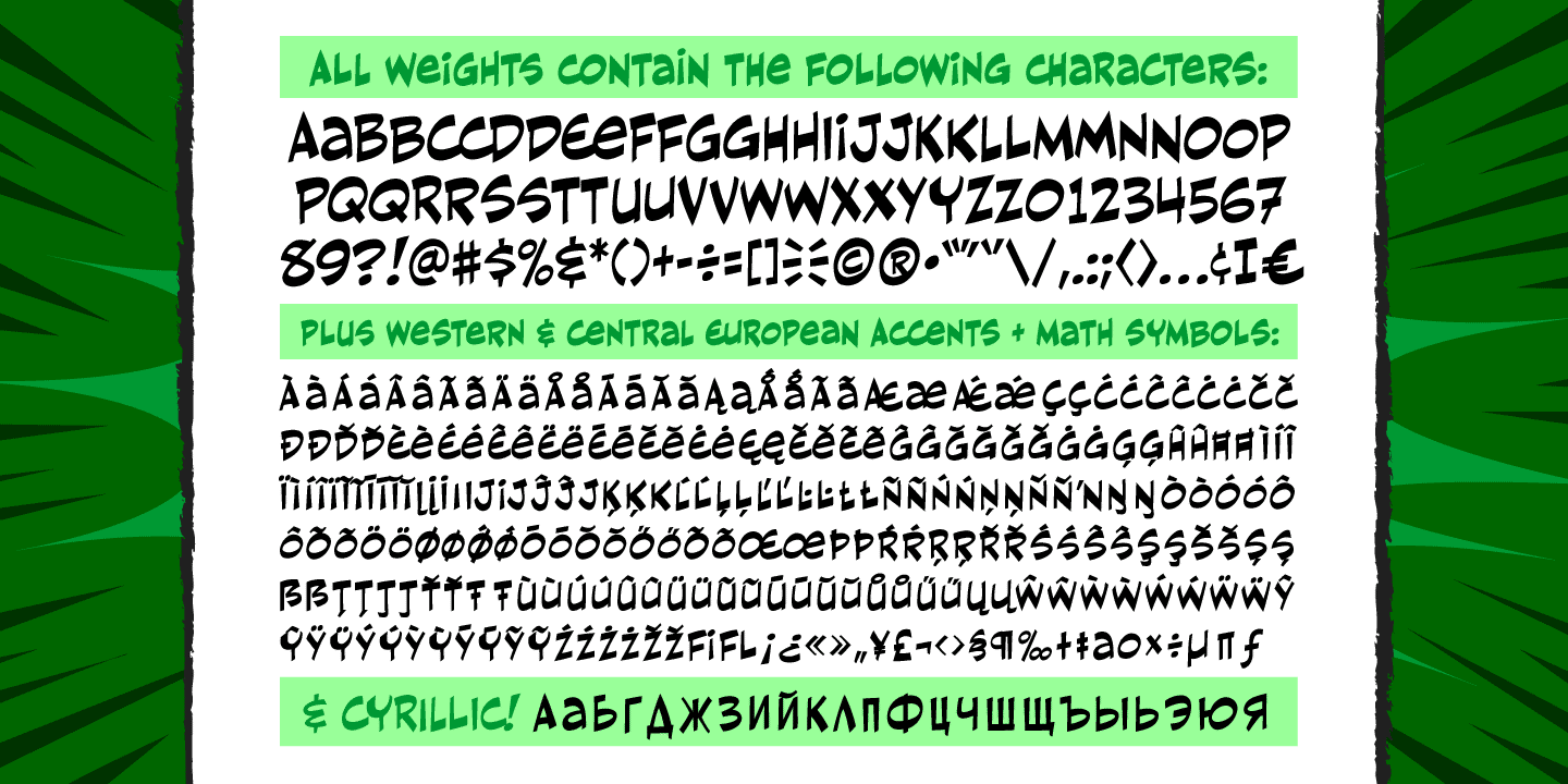 Mad Scientist Font Poster #1