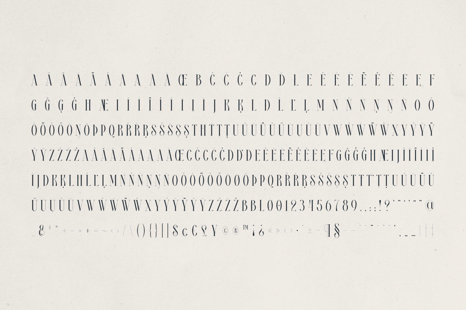 Optrix Font Poster #1