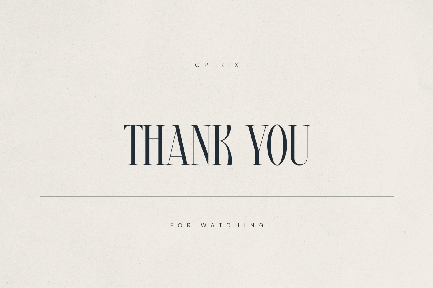 Optrix Font Poster #1
