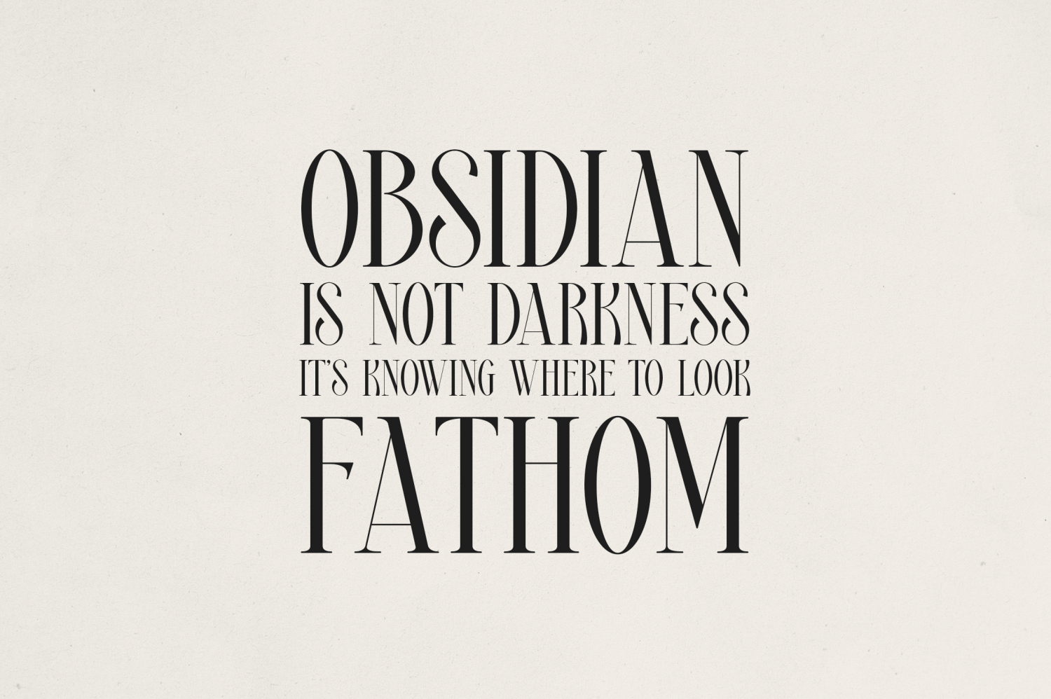 Optrix Font Poster #1