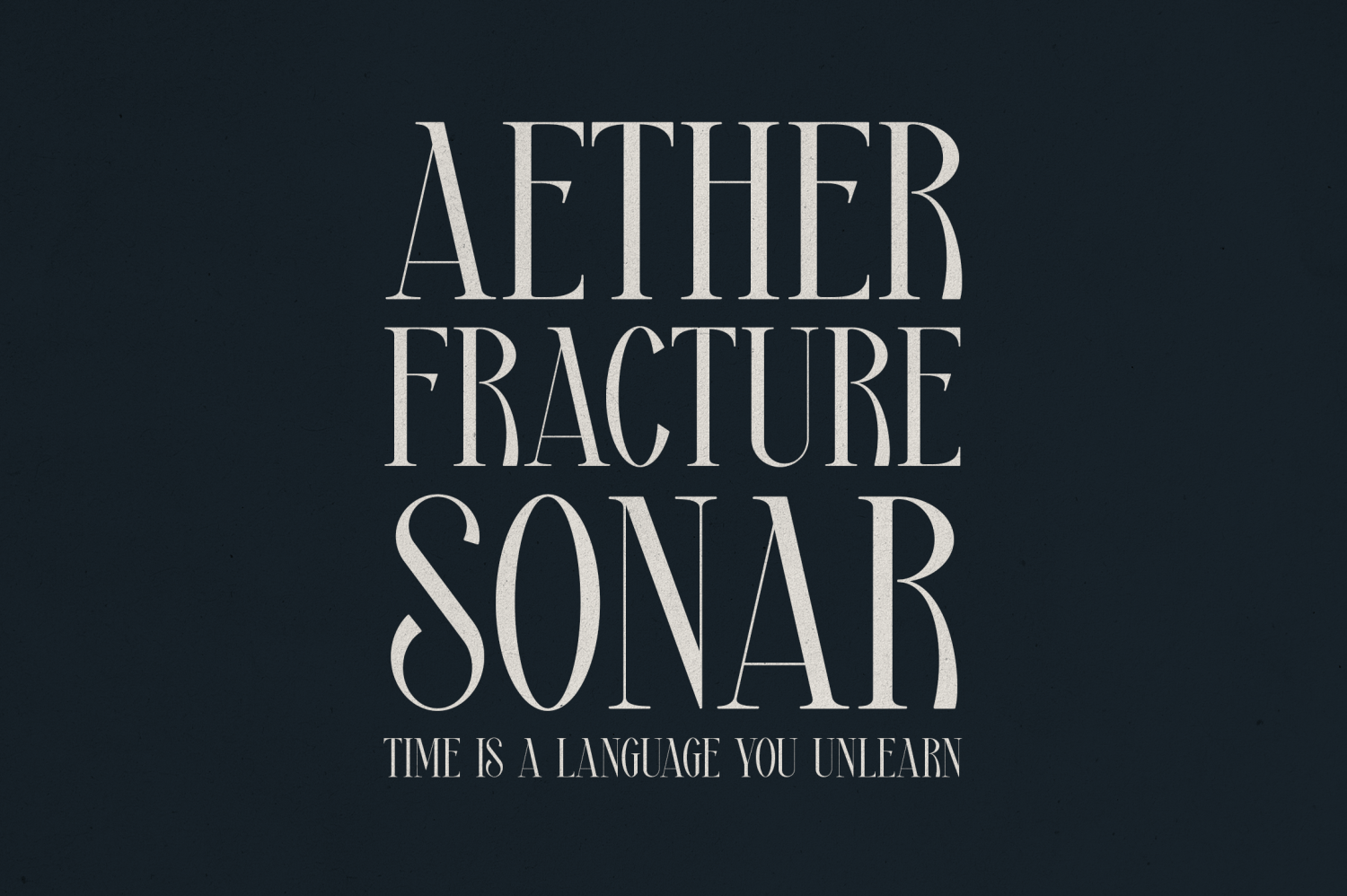 Optrix Font Poster #1