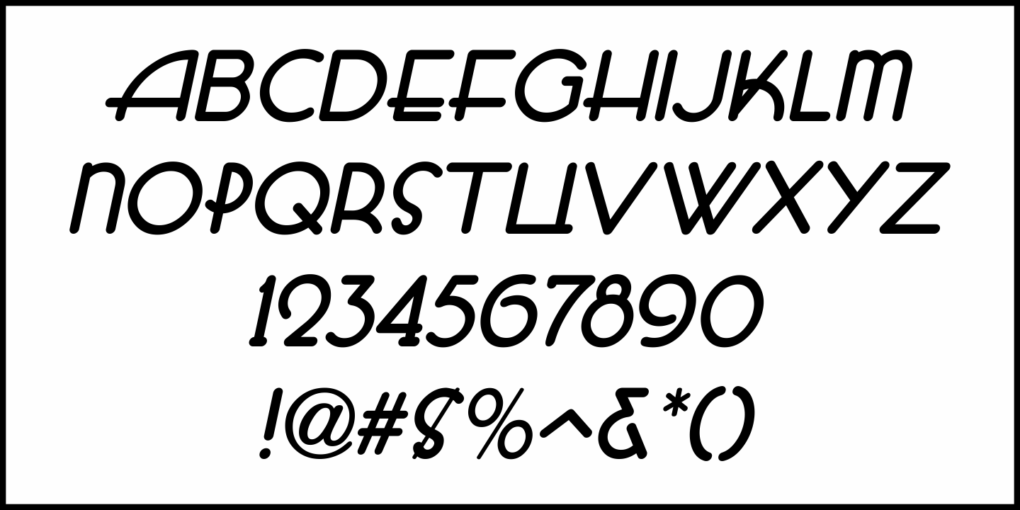 Lettering Book Font Poster #1