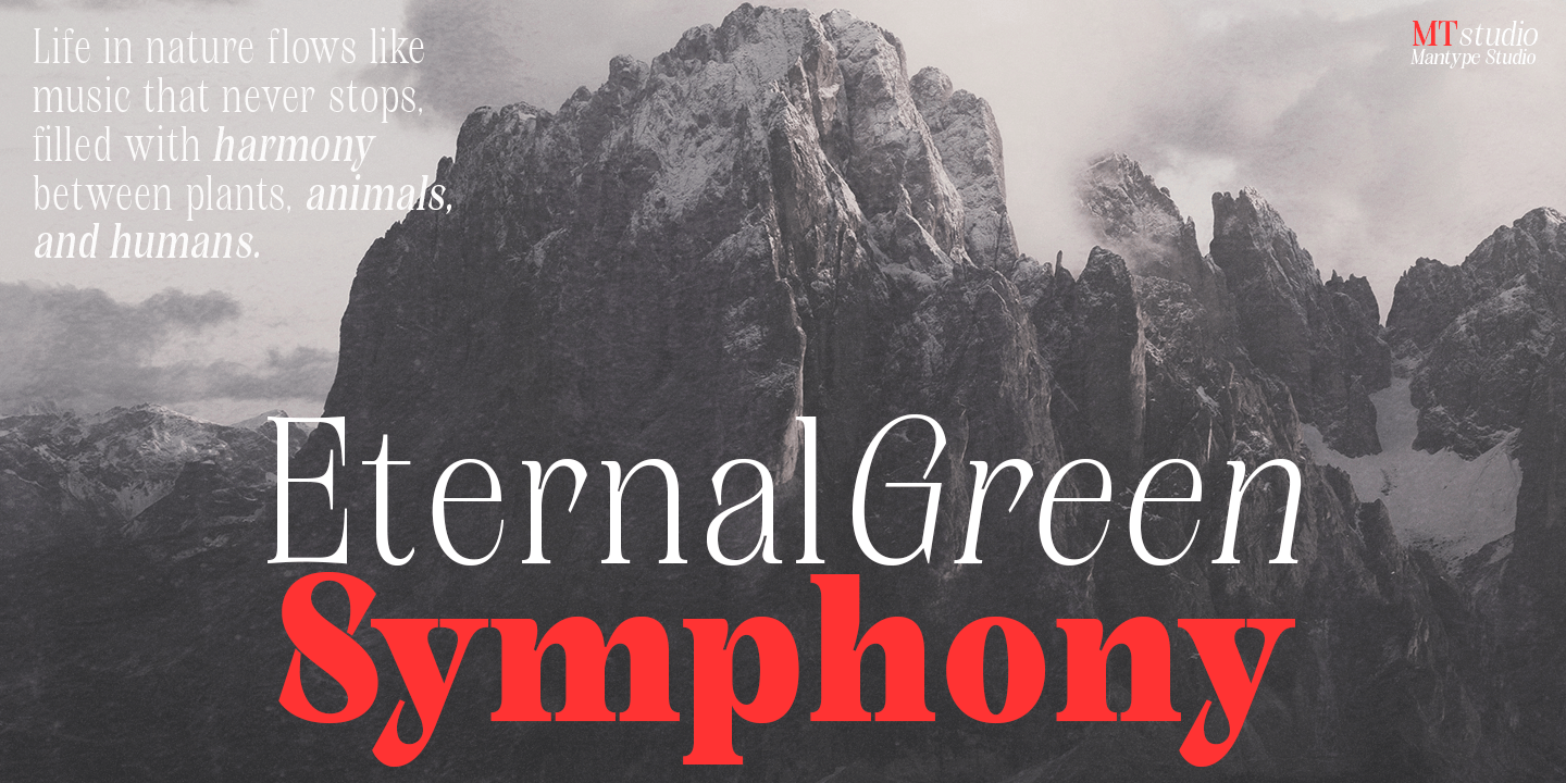 Kornesia Contrast Font Poster #1