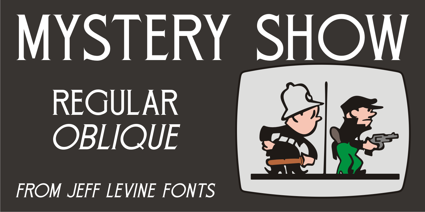 Mystery Show Font Family Poster