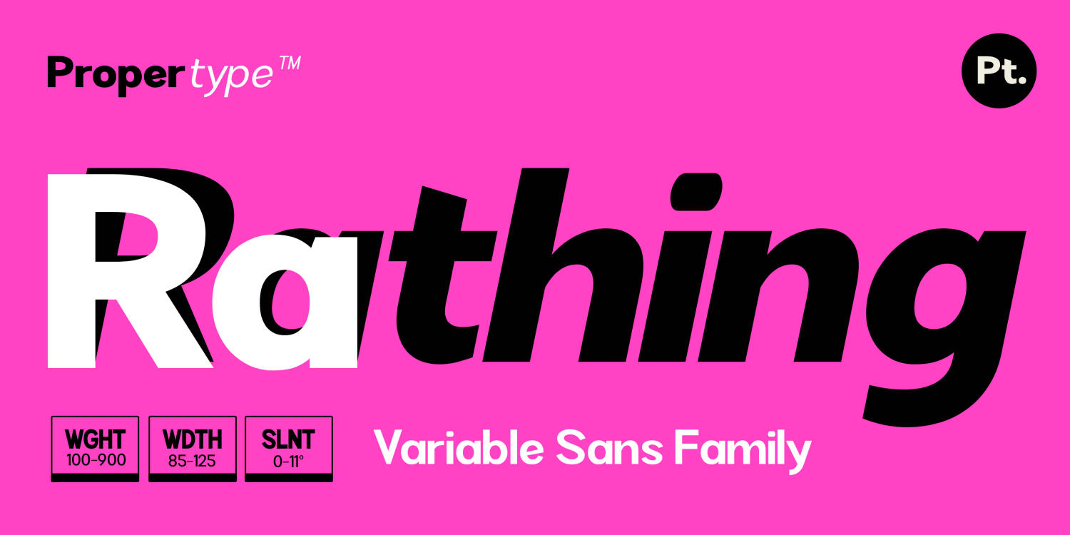 Rathing Font Family