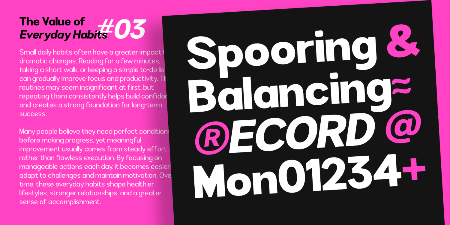 Rathing Font Poster #6