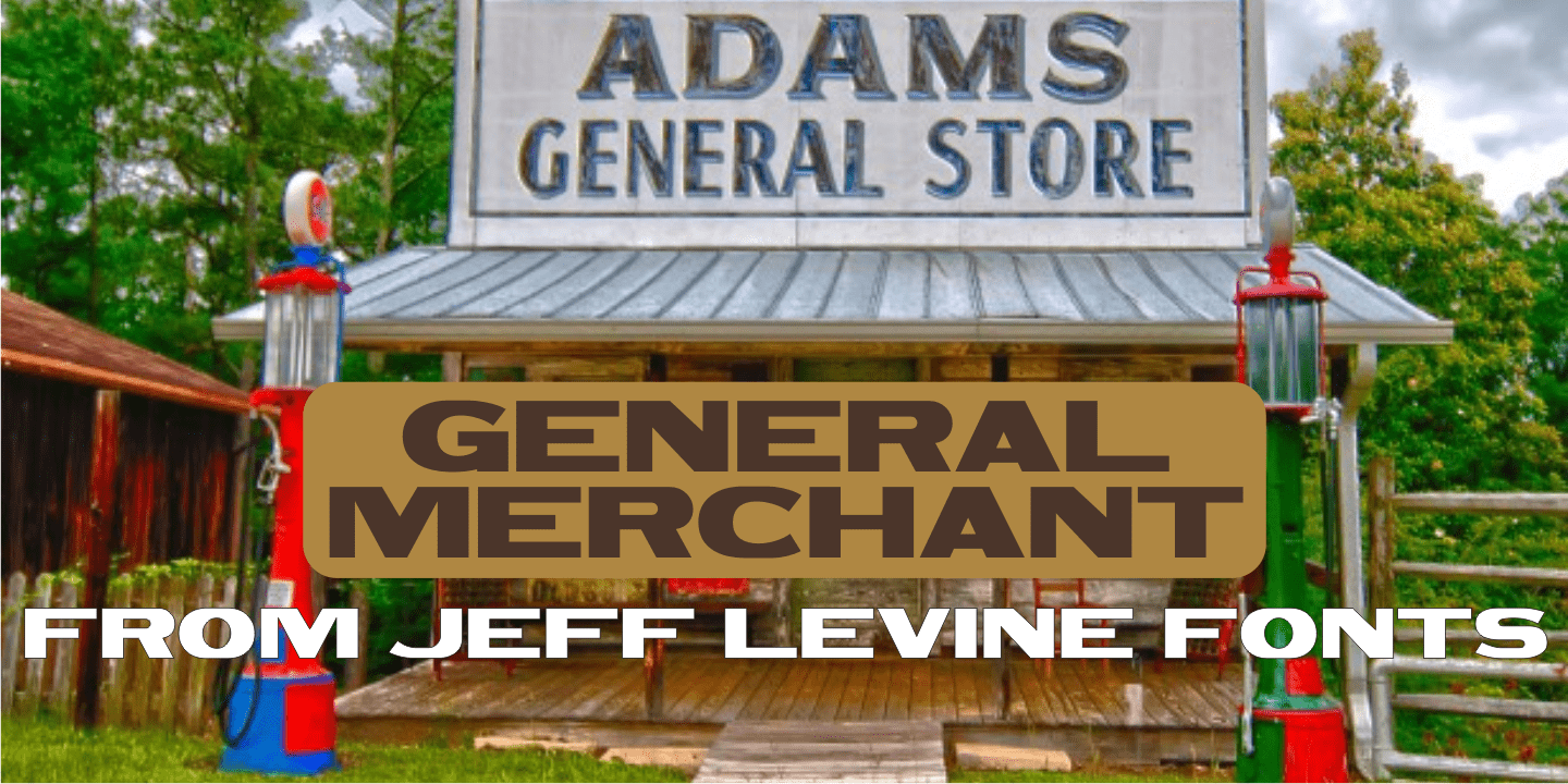 General Merchant Font Poster #1