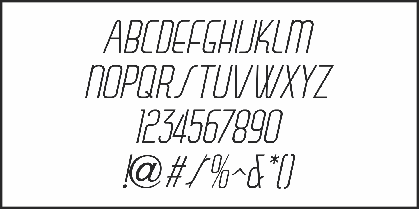 Bandshell Font Poster #5