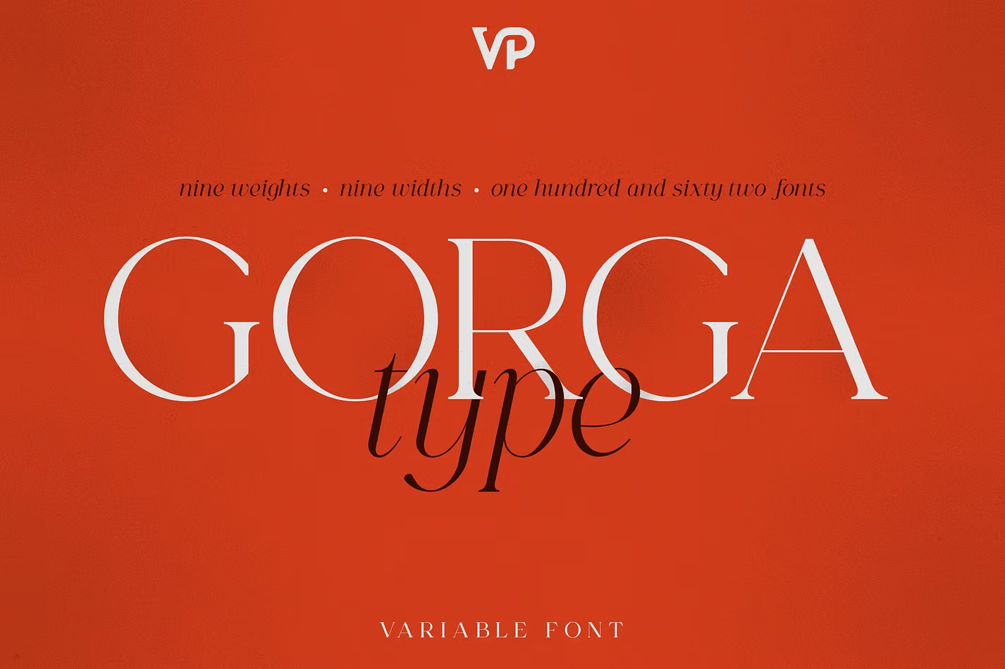 Gorga Type Font Poster #1