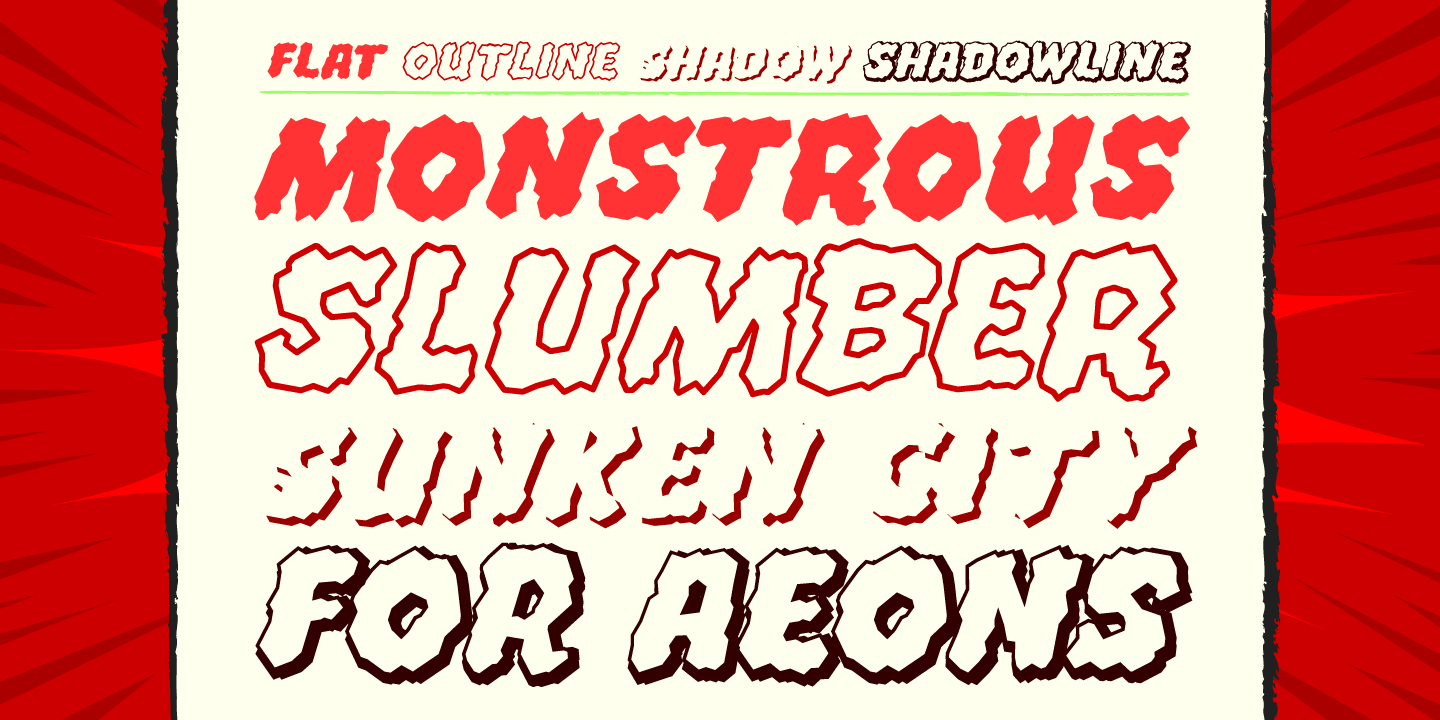 Whyte Wyrm Font Poster #2