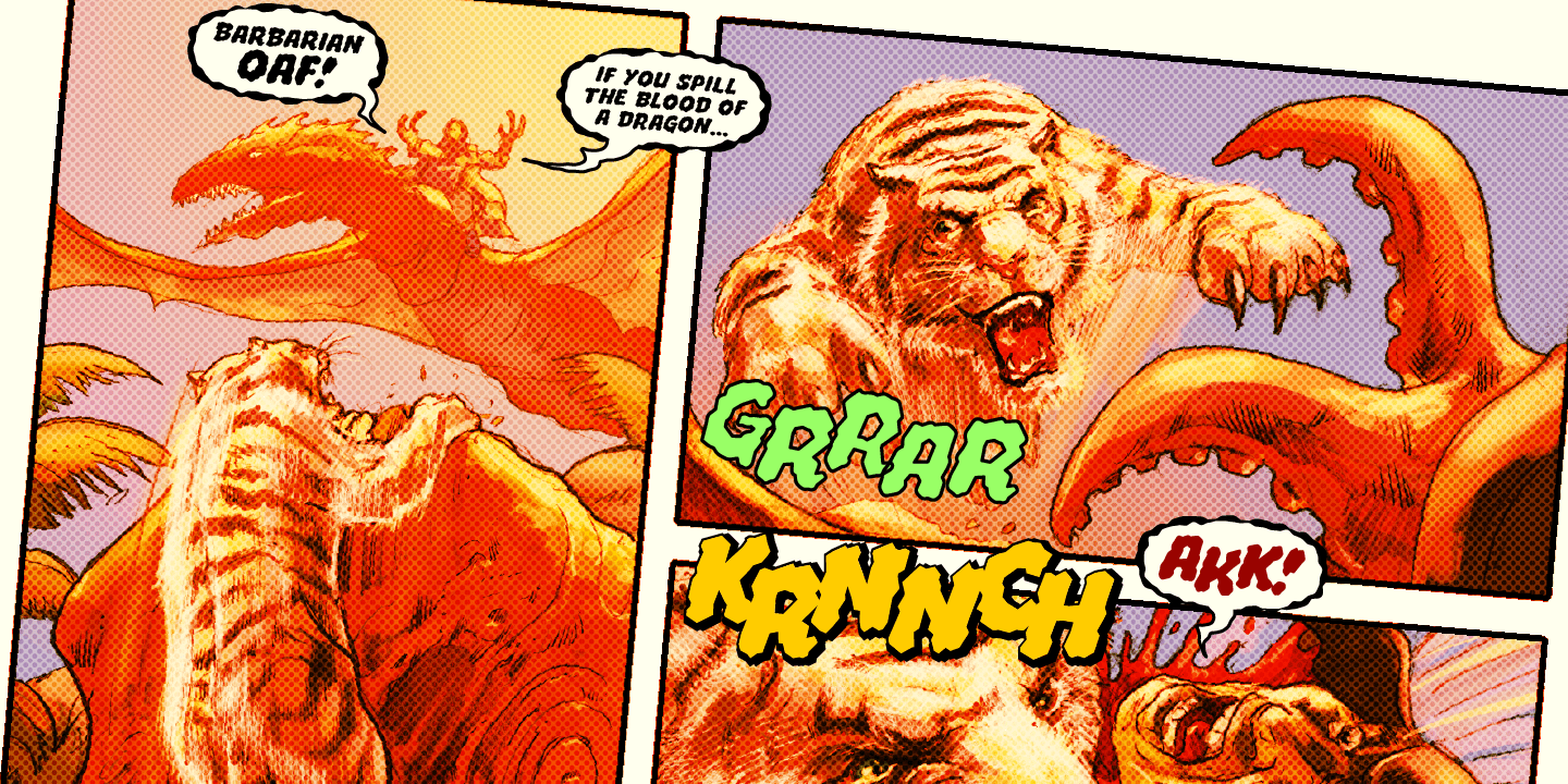 Whyte Wyrm Font Poster #7