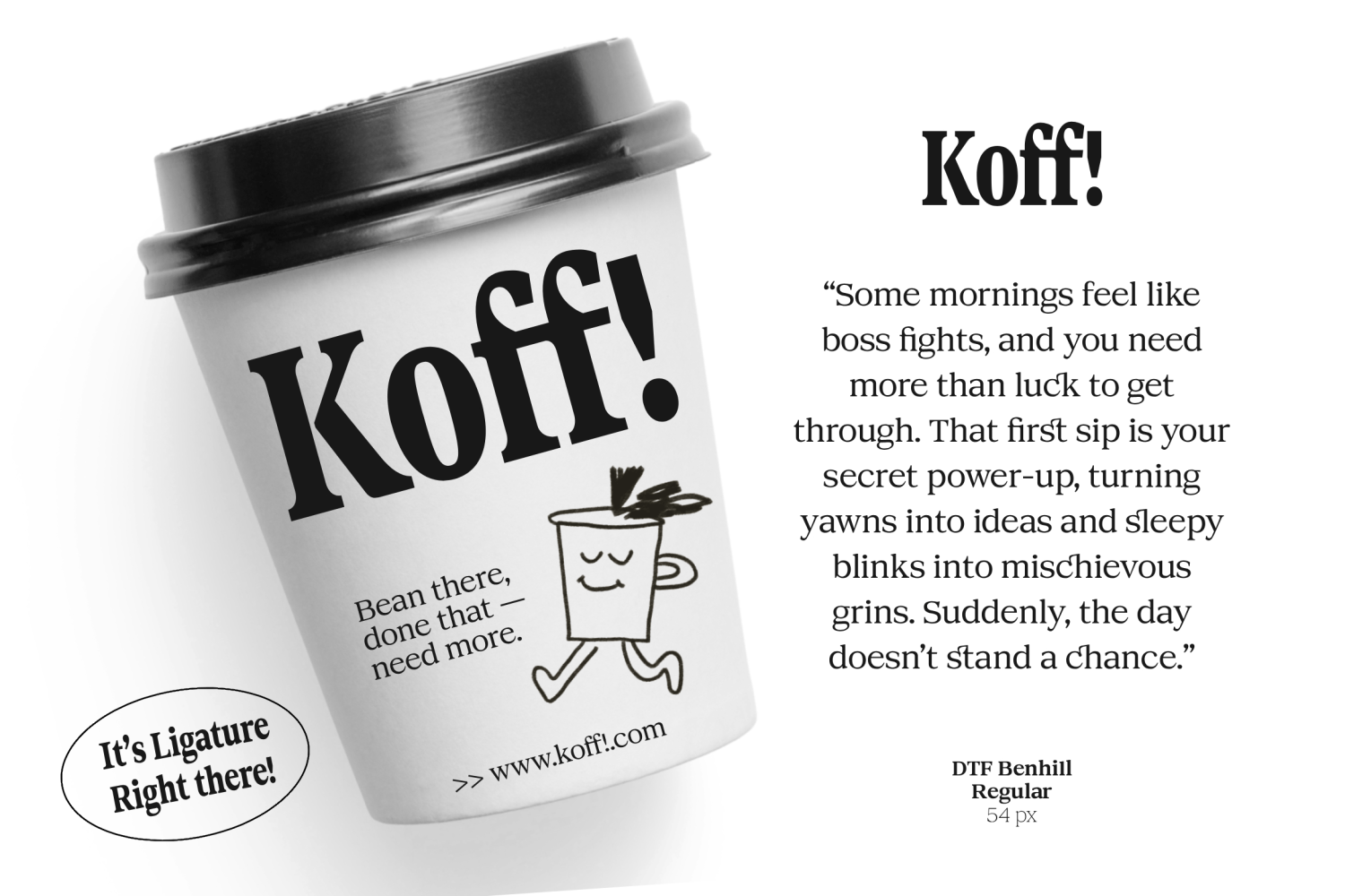 Benhill Font Poster #3