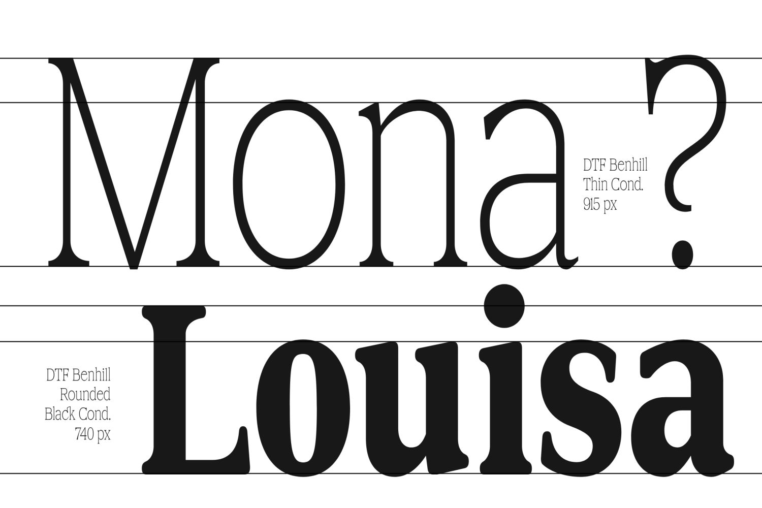 Benhill Font Poster #4