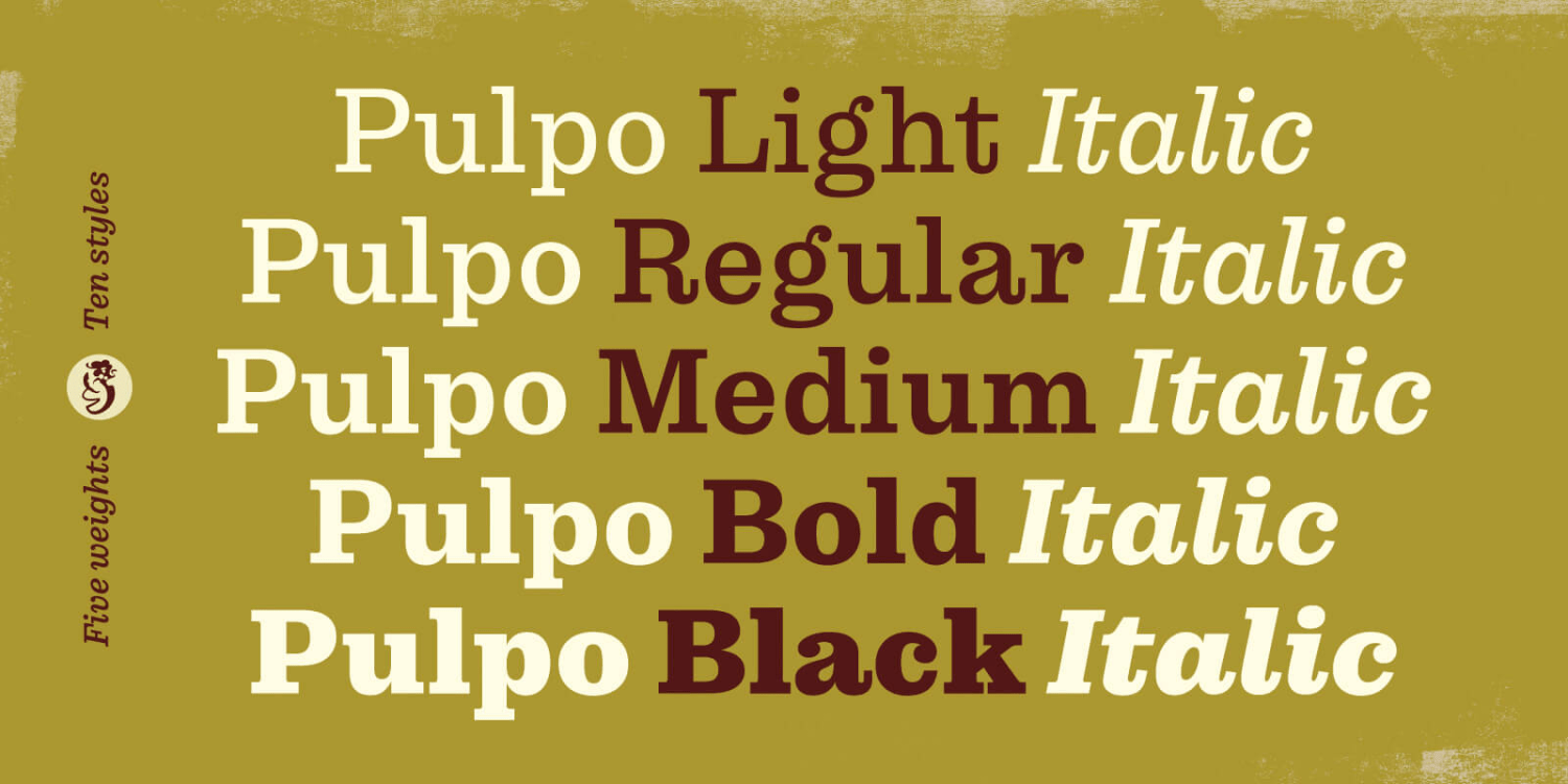 Pulpo Font Poster #1