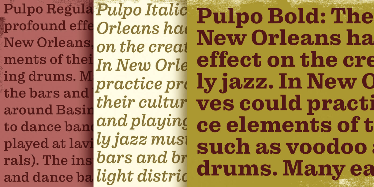 Pulpo Font Poster #1