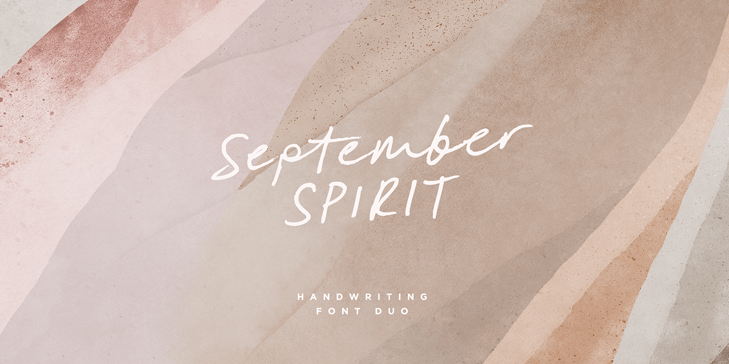 September Spirit Font Poster