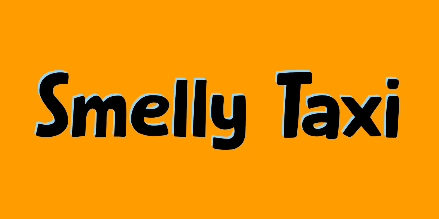 Smelly Taxi Font Poster #1