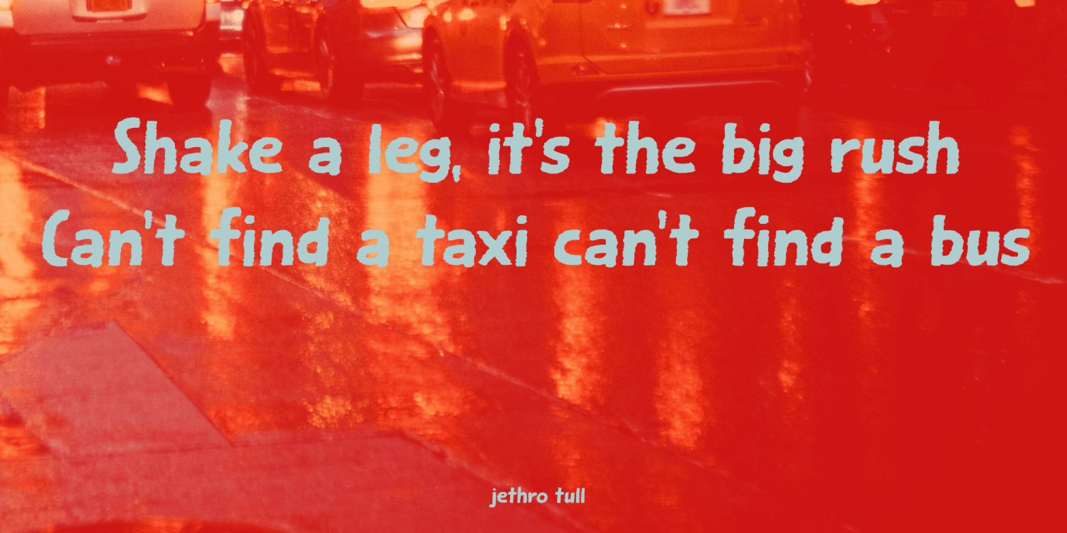 Smelly Taxi Font Poster #1